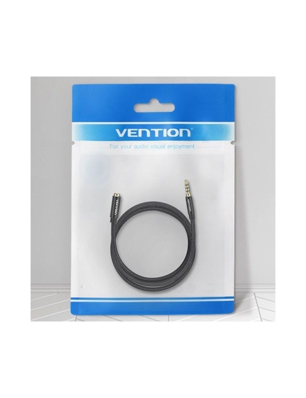 Cable Estéreo Vention BHCBI/ Jack 3.5 Macho - Jack 3.5 Hembra/ 3m/ Negro