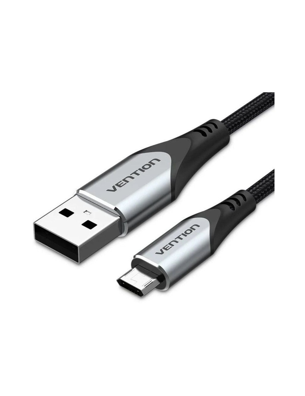 Cable USB 2.0 Vention COCHD/ USB Macho - MicroUSB Macho/ 480Mbps/ 50cm/ Negro