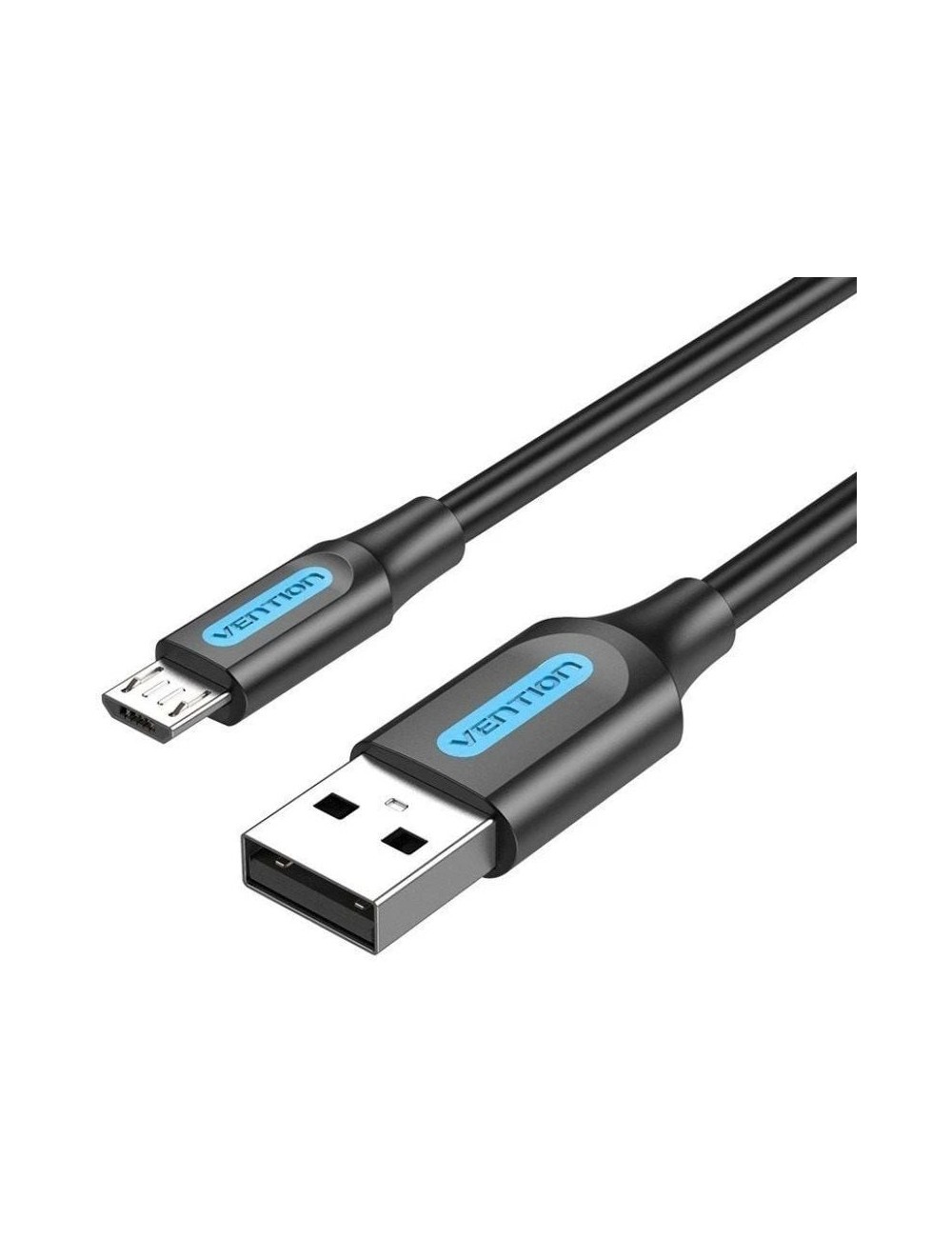 Cable USB 2.0 Vention COLBF/ USB Macho - MicroUSB Macho/ 480Mbps/ 1m/ Negro