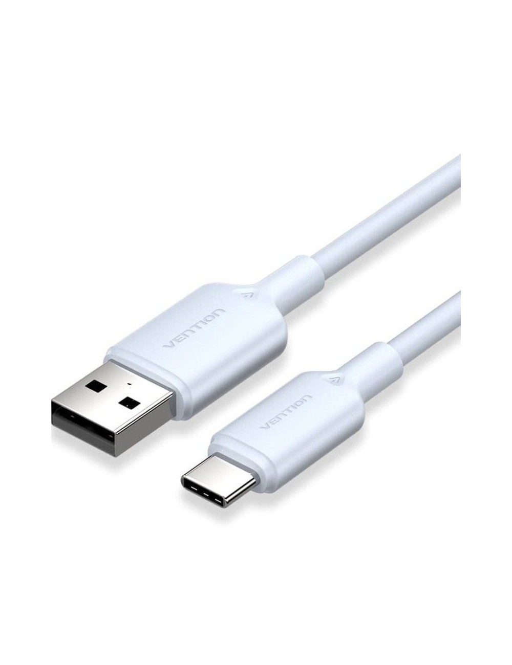 Cable USB 2.0 Tipo-C Vention CTQLH/ USB Tipo-C Macho - USB Macho/ Hasta 60W/ 480Mbps/ 2m/ Azul