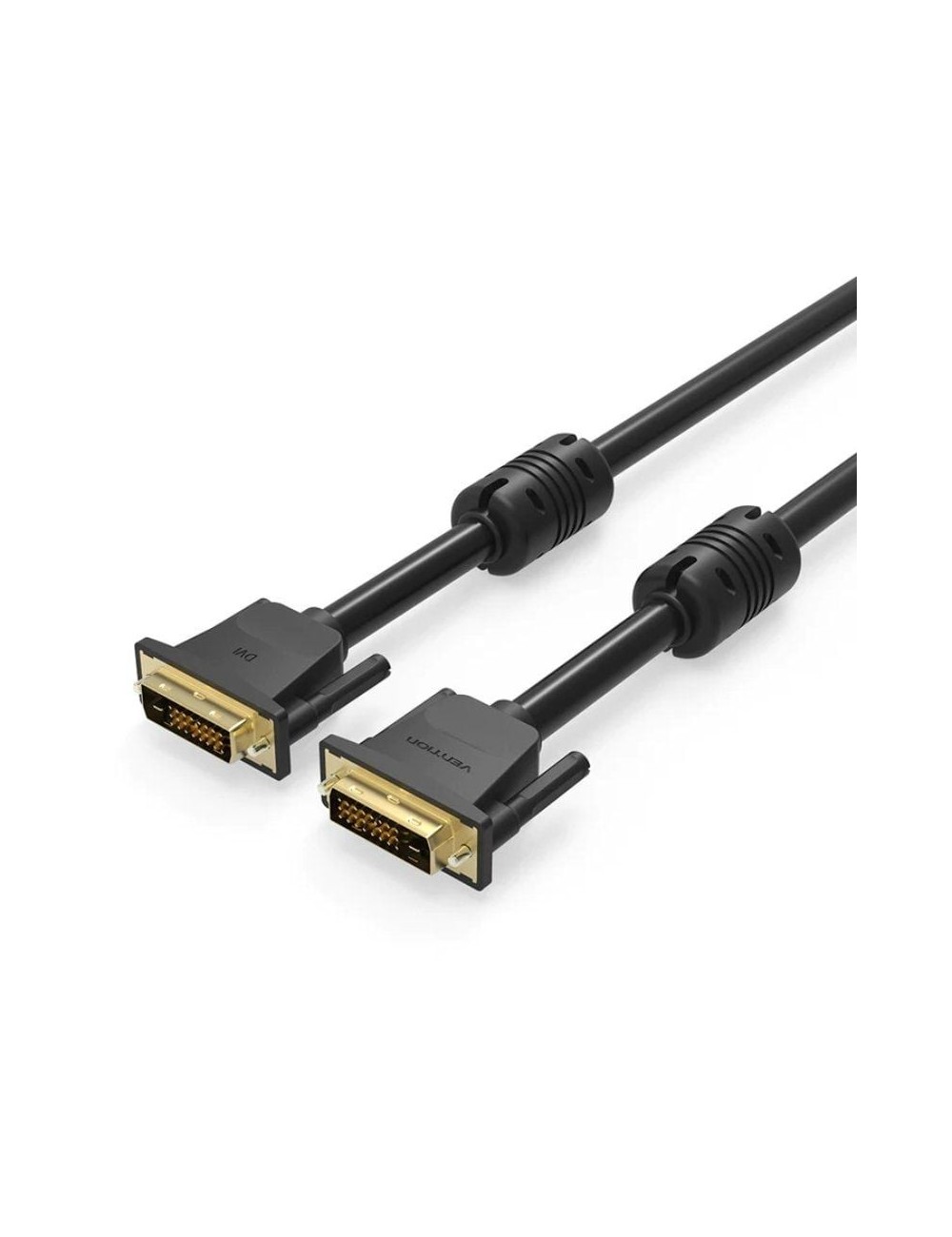 Cable DVI Vention EAABG/ DVI-D Macho - DVI-D Macho/ 1.5m/ Negro