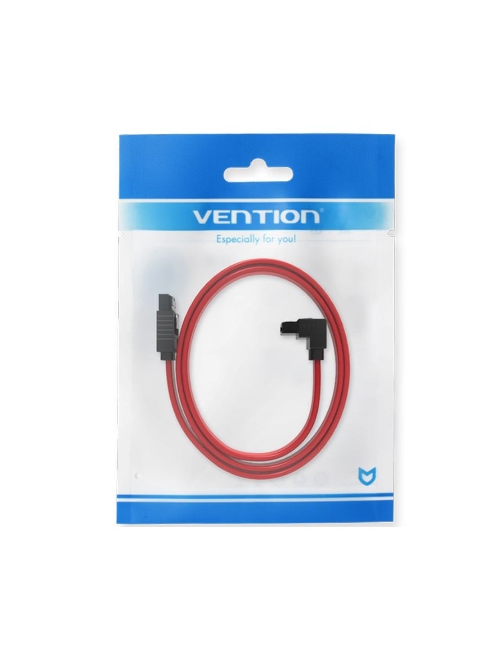 Cable SATA Vention KDDRD/ SATA Hembra - SATA Hembra/ 50cm/ Rojo