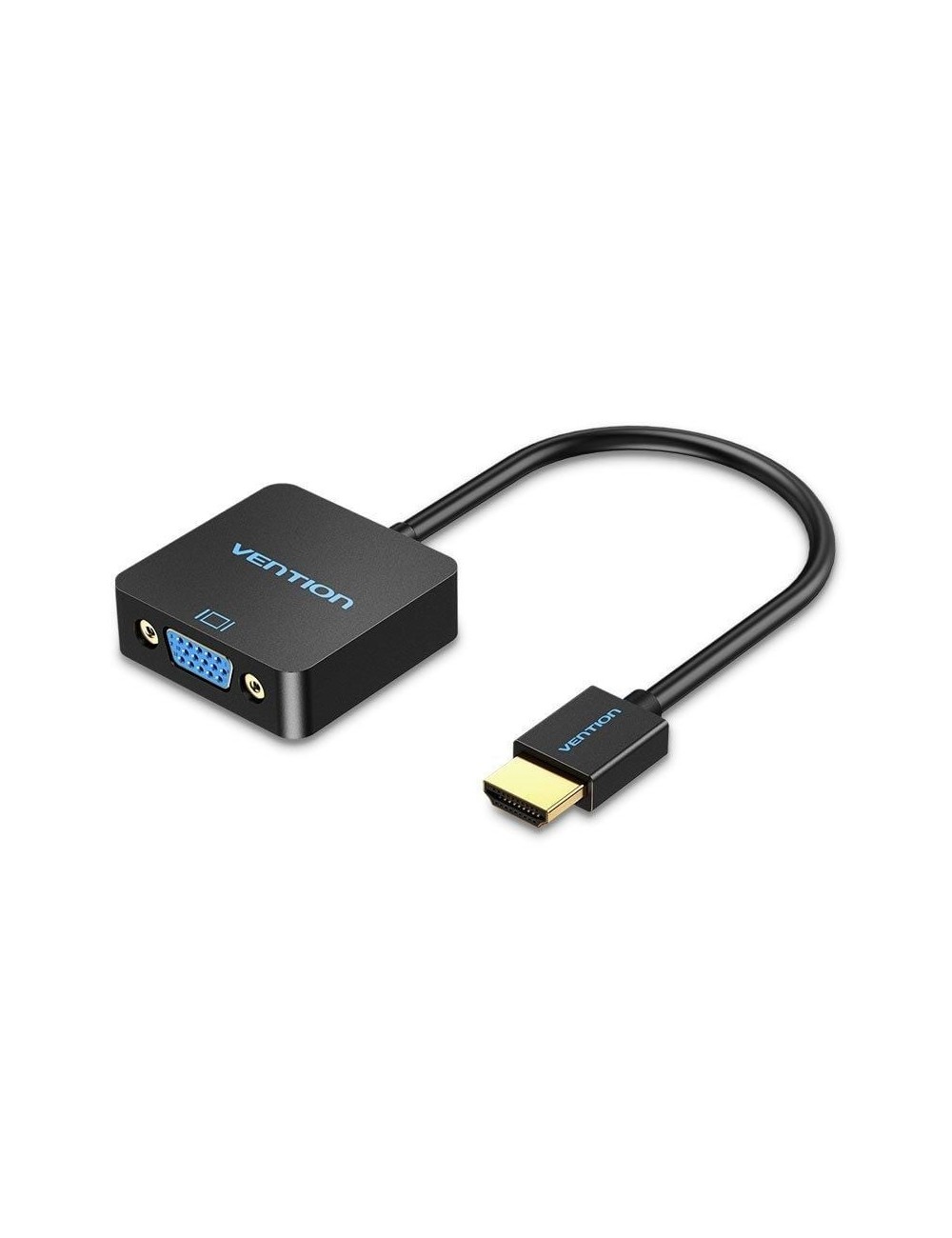 Conversor Vention ACPBB/ HDMI Macho - VGA Hembra/ 15cm/ Negro