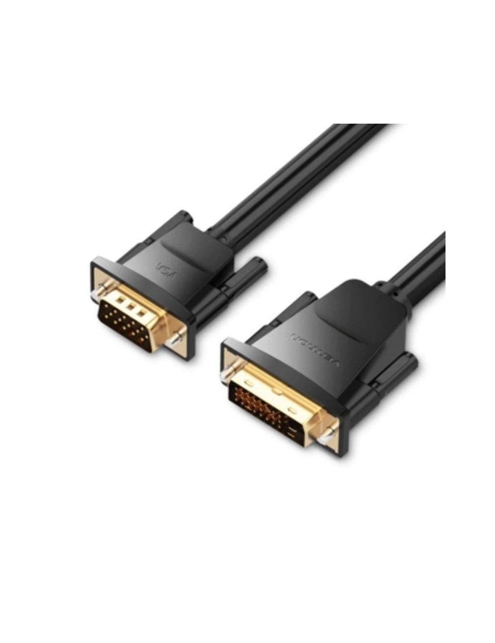 Cable Conversor Vention EABBG/ DVI Macho - VGA Macho/ 1.5m/ Negro