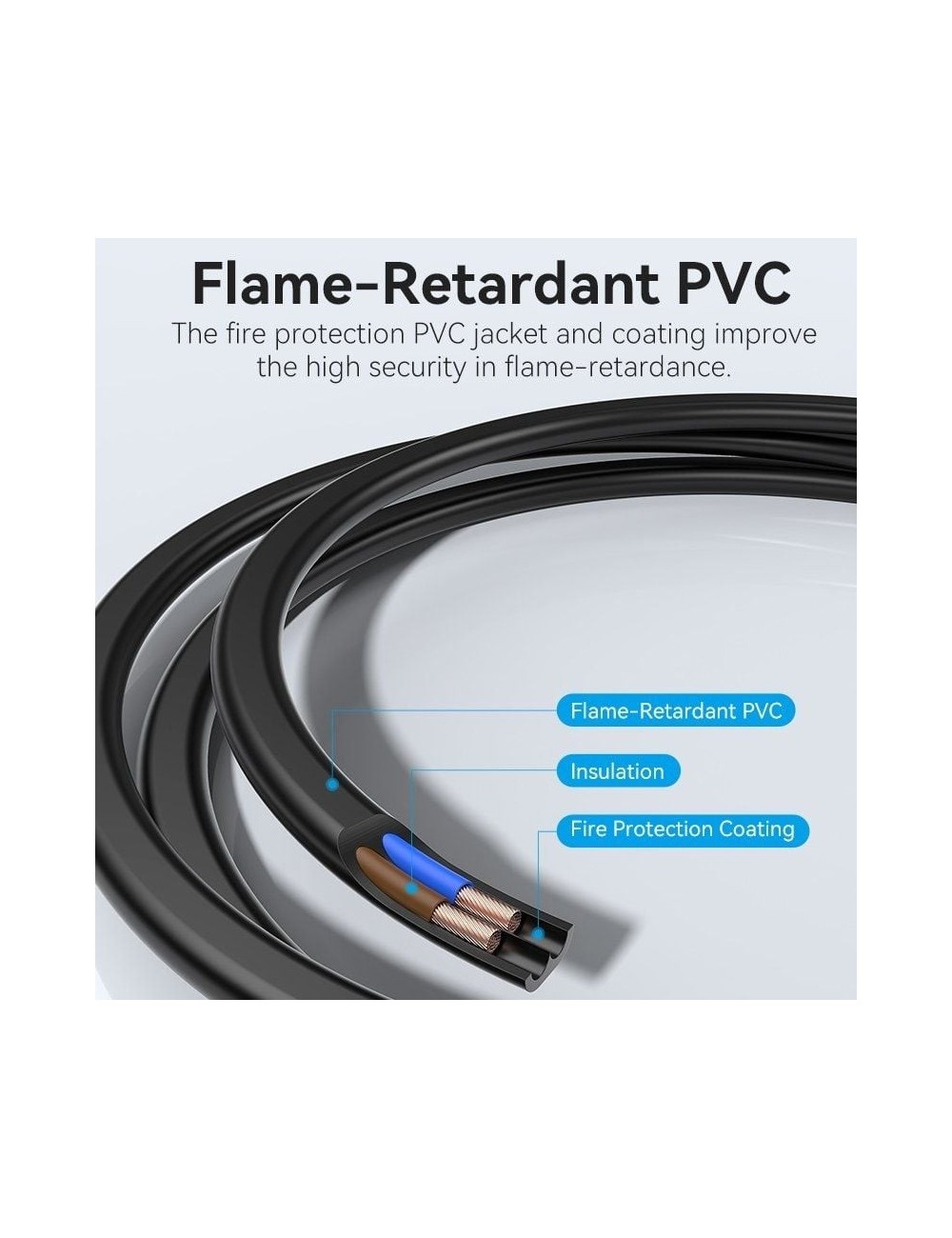 Cable Alimentación Forma 8 Vention ZCLBAC/ CEE7/16 Macho - C7 Hembra/ 1.8m