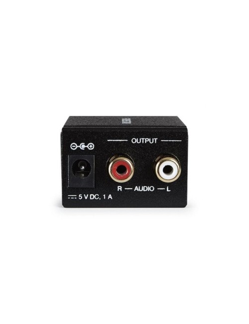 Convertidor de Audio Fonestar FO-37DA/ Entrada Toslink y RCA/ Salida 2x RCA