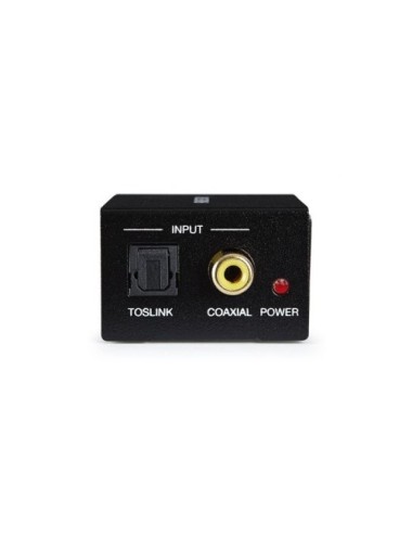 Convertidor de Audio Fonestar FO-37DA/ Entrada Toslink y RCA/ Salida 2x RCA
