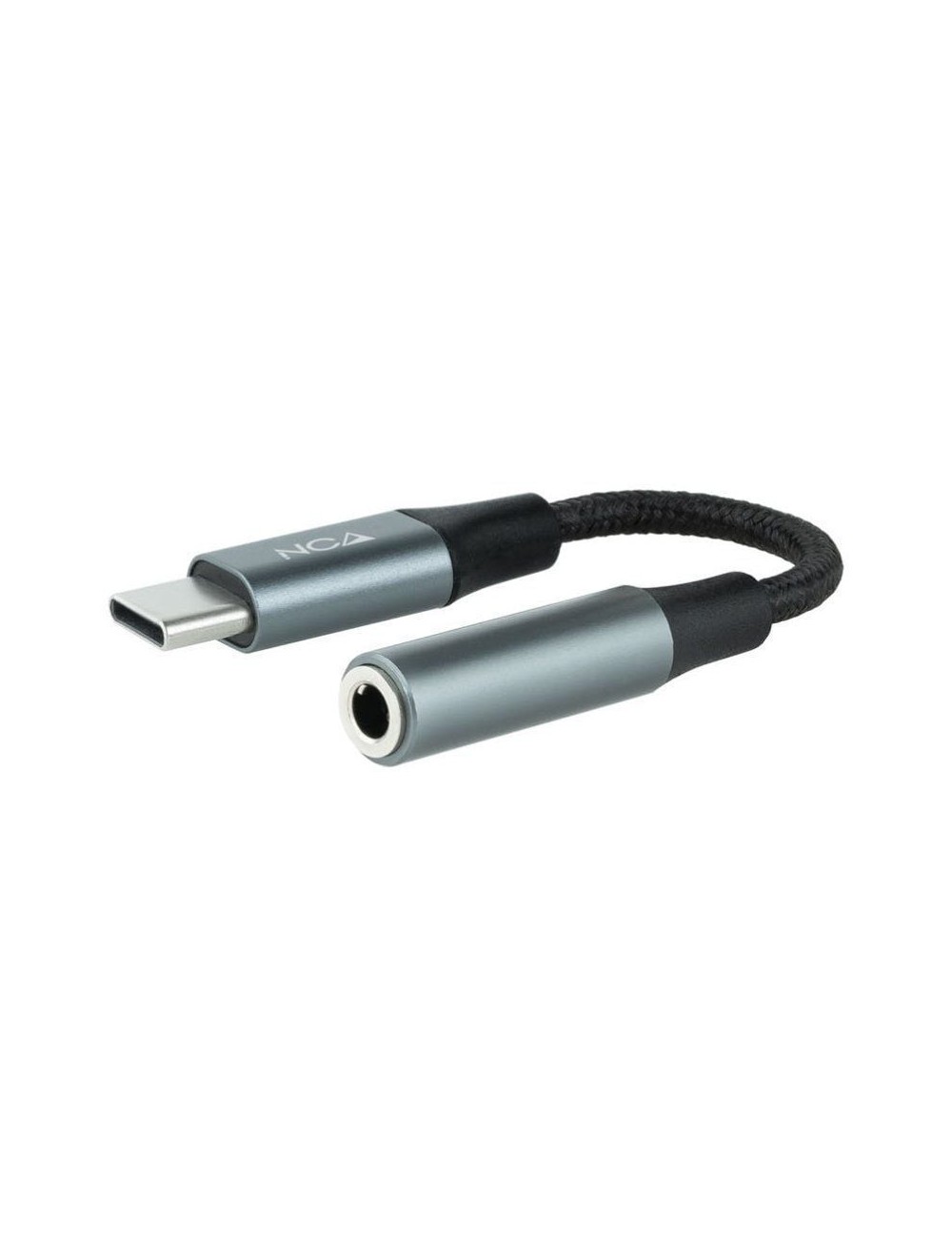 Conversor USB Tipo-C Nanocable 10.24.1204/ USB Tipo-C Macho - Jack 3.5 Hembra