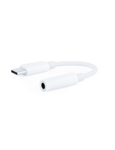 Conversor USB Tipo-C Nanocable 10.24.1205-W/ USB Tipo-C Macho - Jack 3.5 Hembra