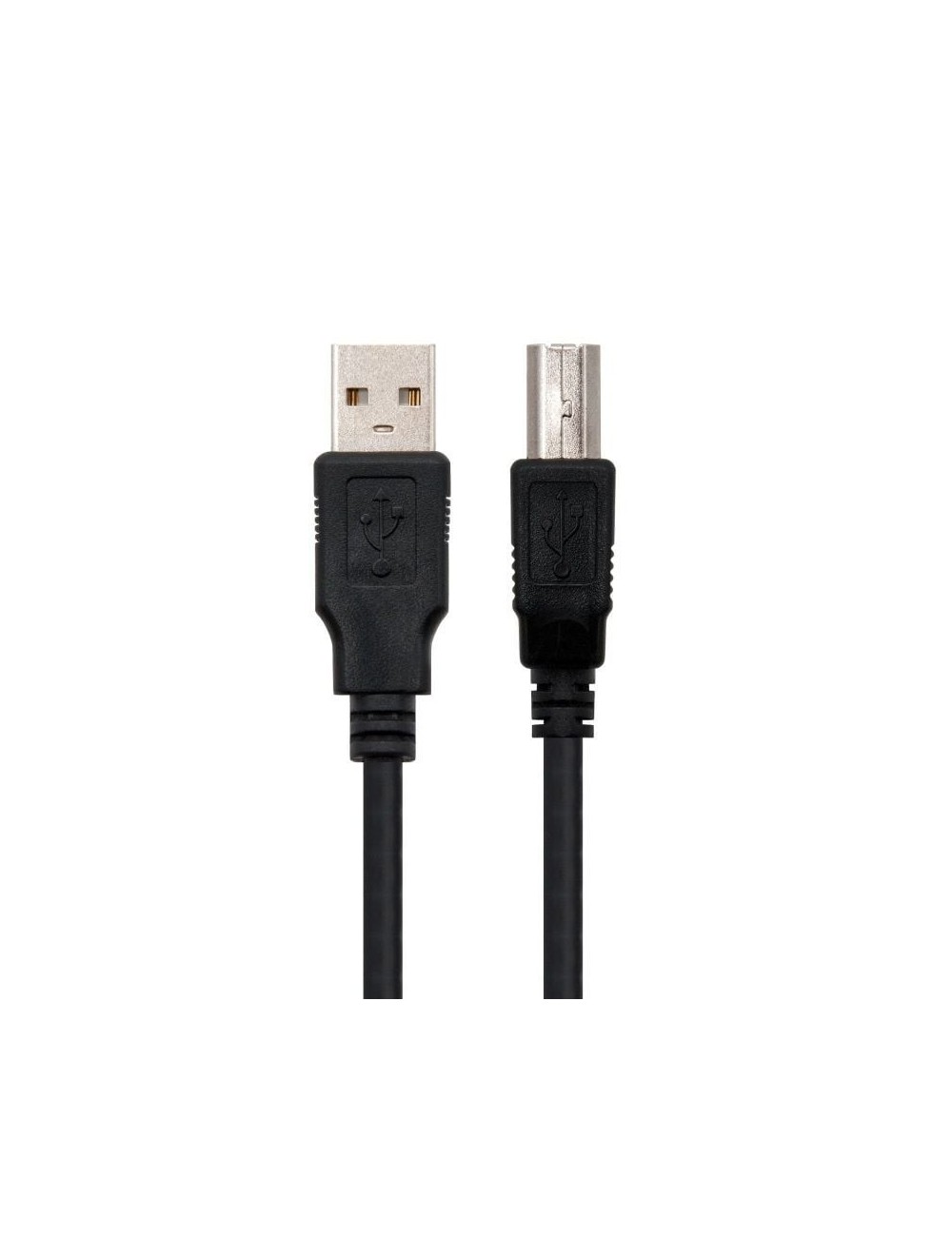 Cable USB 2.0 Impresora Nanocable 10.01.0105-BK/ USB Tipo-B Macho - USB Macho/ 4.5m/ Negro