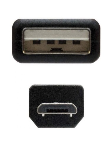 CABLE USB NANOCABLE UBS A MICRO USB 1.8MTS NEGRE ( 10.01.0501 )