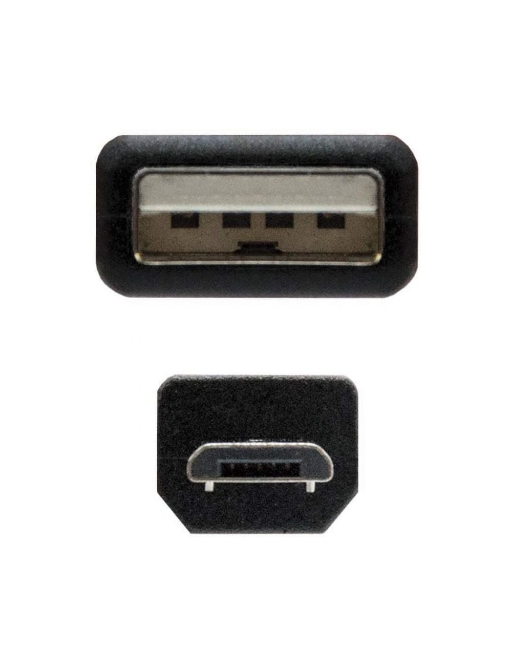 CABLE USB NANOCABLE UBS A MICRO USB 1.8MTS NEGRE ( 10.01.0501 )