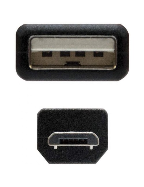 CABLE USB NANOCABLE UBS A MICRO USB 1.8MTS NEGRE ( 10.01.0501 )