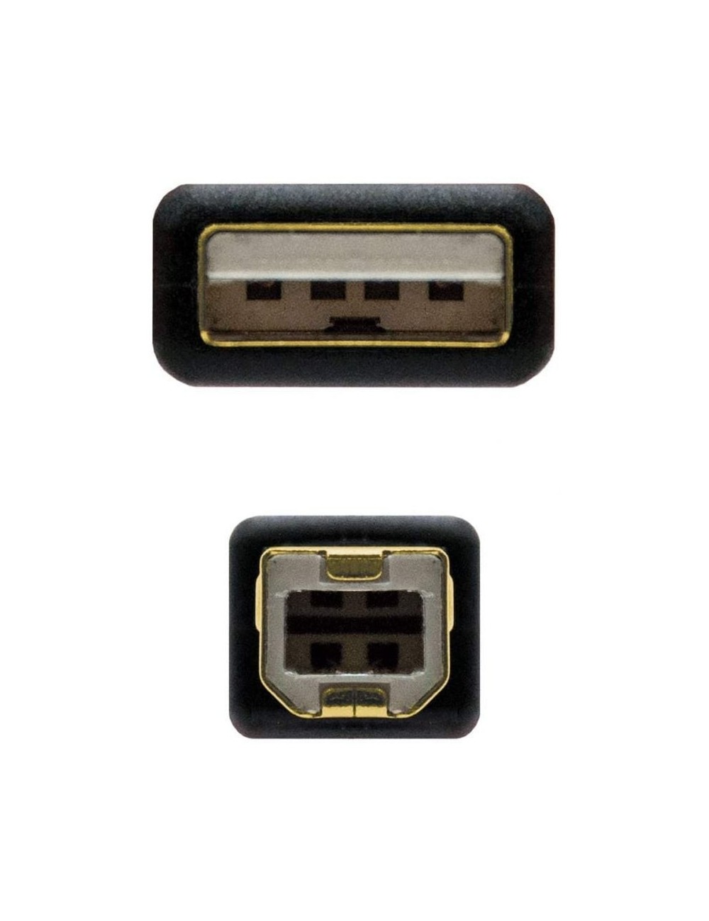 CABLE USB 2.0 IMPRESSORA NANOCABLE - 3MTS - NEGRE ( 10.01.1203 )