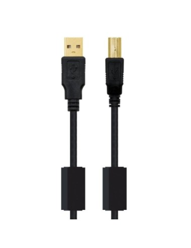 CABLE USB 2.0 IMPRESSORA NANOCABLE - 5MTS - NEGRE ( 10.01.1205 )