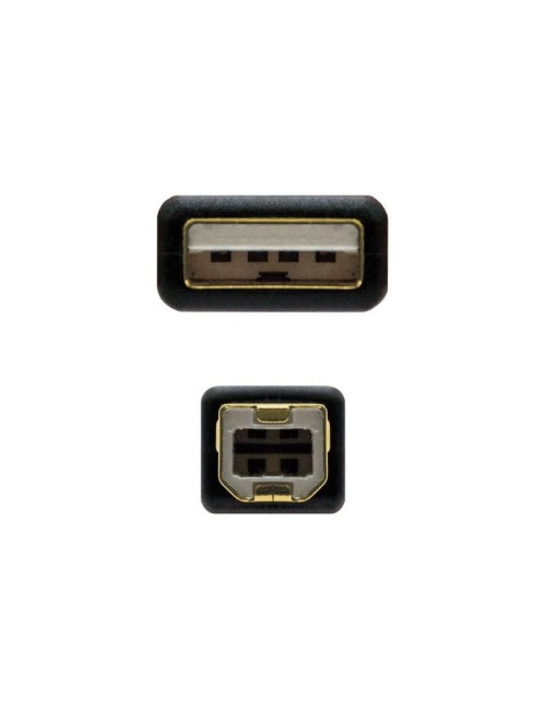 CABLE USB 2.0 IMPRESSORA NANOCABLE - 5MTS - NEGRE ( 10.01.1205 )