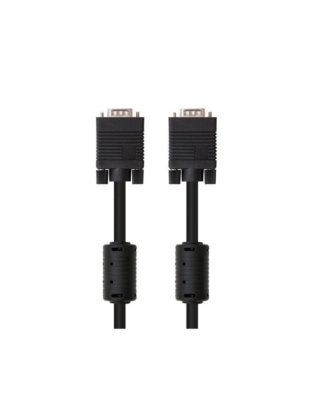 Cable SVGA Nanocable 10.15.0102/ VGA Macho - VGA Macho/ 1.8m/ Negro