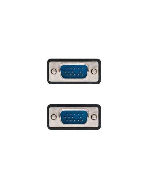 Cable SVGA Nanocable 10.15.0102/ VGA Macho - VGA Macho/ 1.8m/ Negro