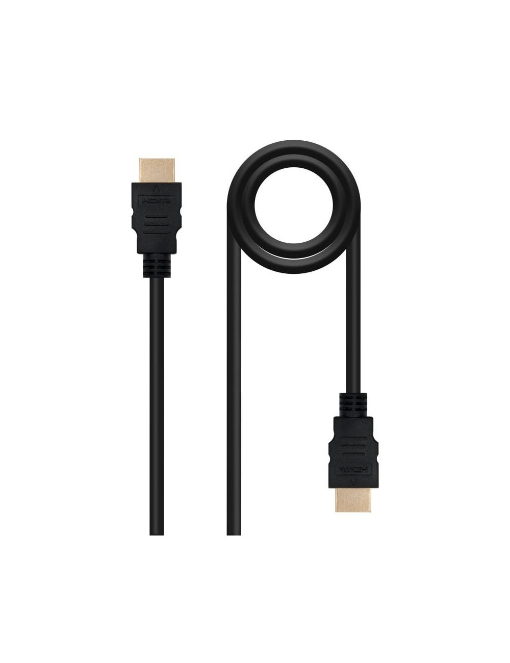 Cable HDMI 1.3b Nanocable 10.15.0301/ HDMI Macho - HDMI Macho/ 1m/ Negro