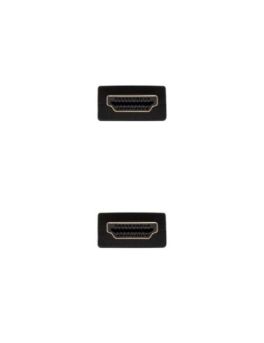 Cable HDMI 1.3b Nanocable 10.15.0301/ HDMI Macho - HDMI Macho/ 1m/ Negro