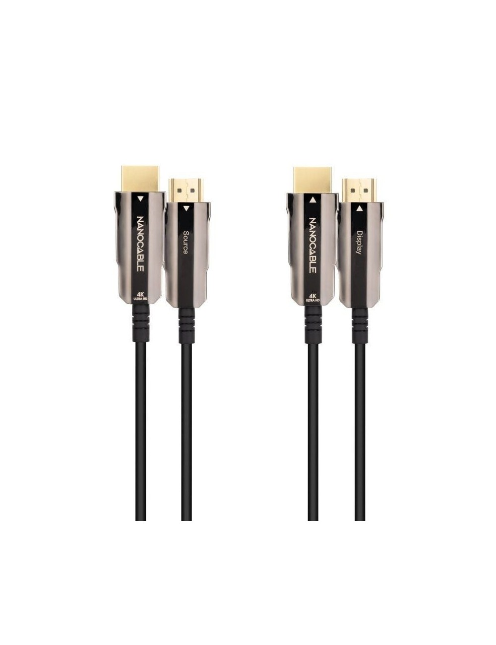 Cable HDMI 2.0 4K AOC Nanocable 10.15.2020/ HDMI Macho - HDMI Macho/ 20m/ Negro