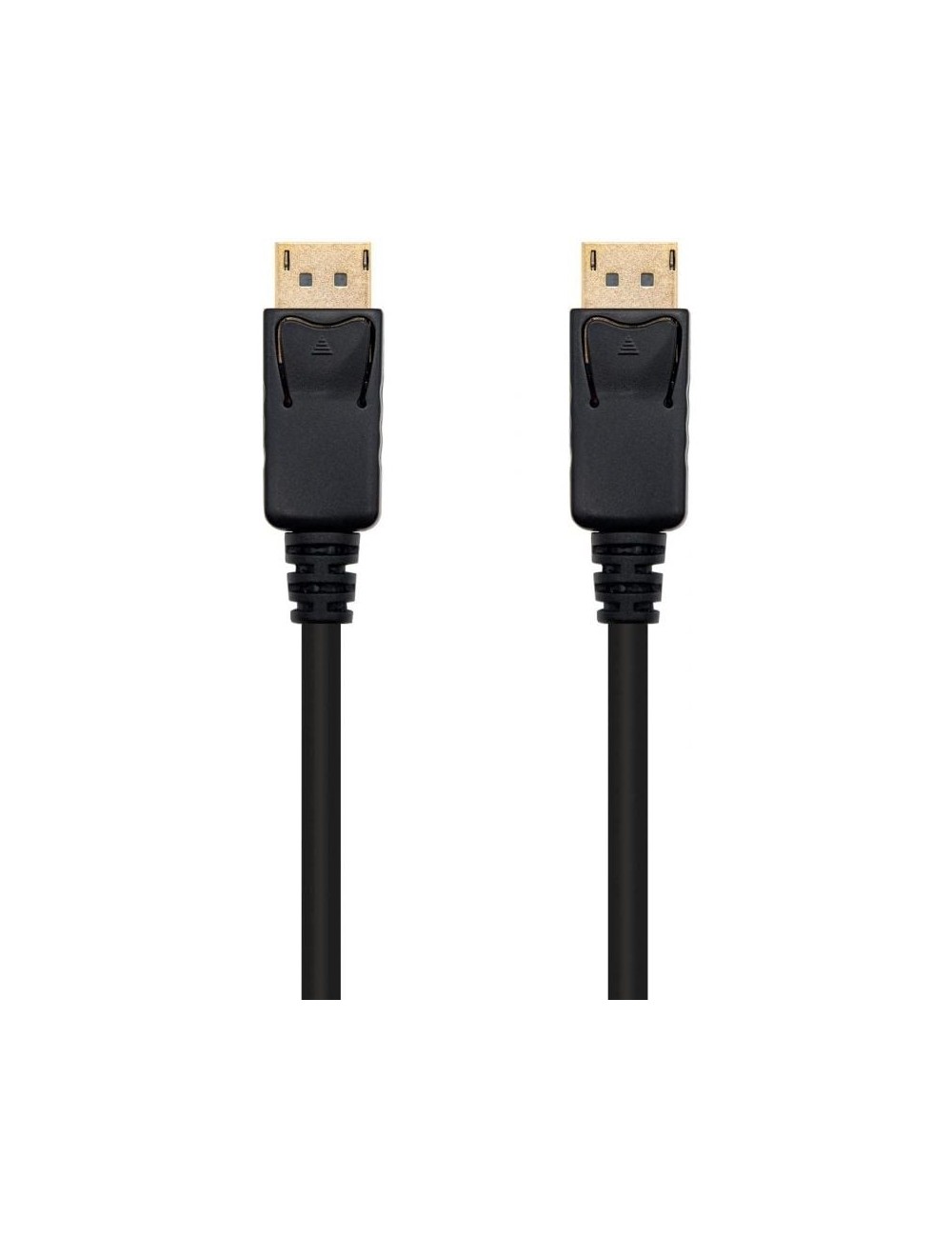 Cable DisplayPort 1.2 4K Nanocable 10.15.2301/ DisplayPort Macho - DisplayPort Macho/ 1m/ Negro