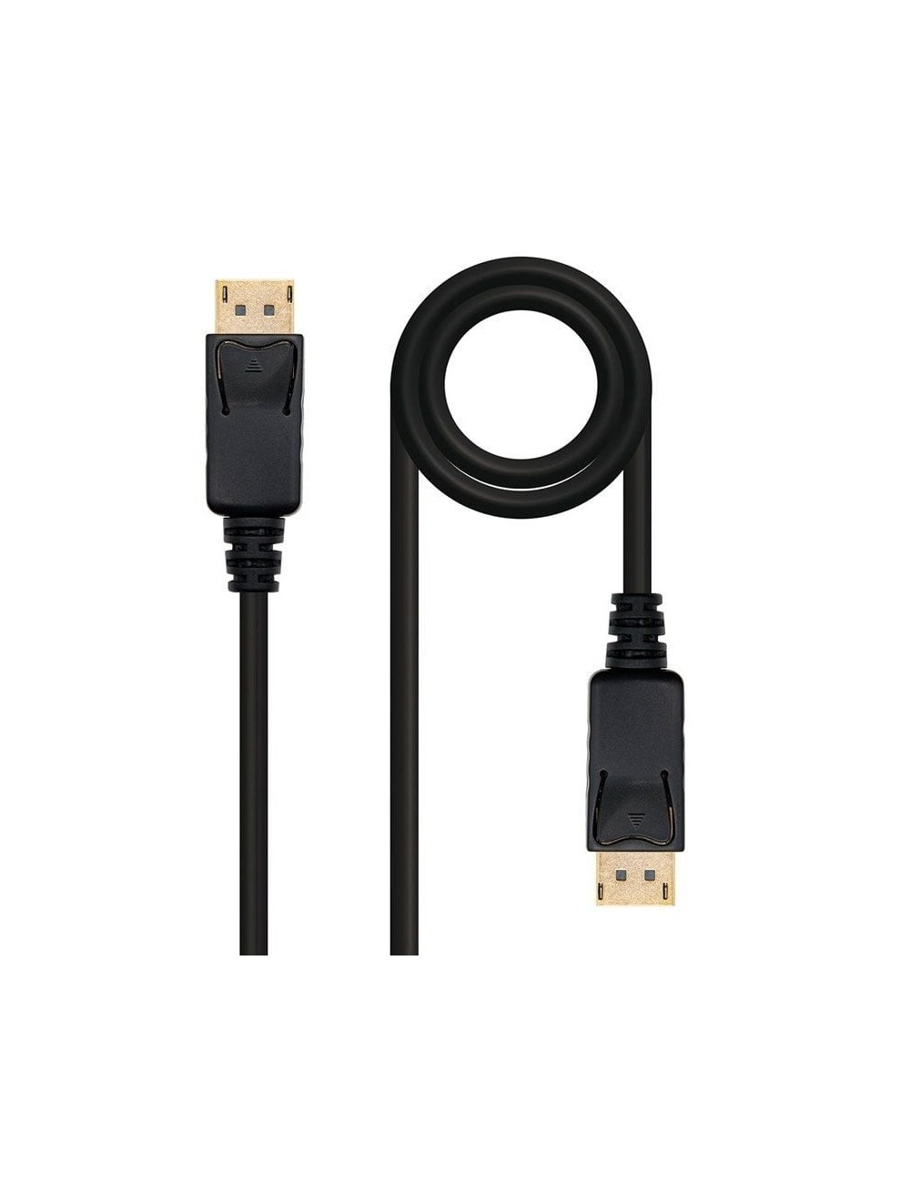 Cable DisplayPort 1.2 4K Nanocable 10.15.2303/ DisplayPort Macho - DisplayPort Macho/ 3m/ Negro