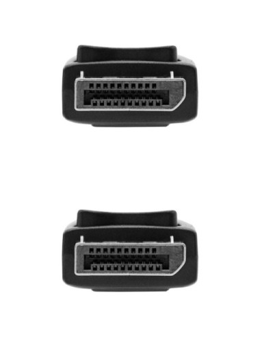 Cable DisplayPort Nanocable 10.15.2701-L150/ DisplayPort Macho - DisplayPort Macho/ 1.5m/ Negro