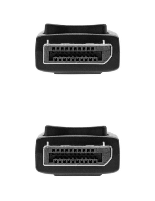 Cable DisplayPort 1.4 8K Nanocable 10.15.2801/ DisplayPort Macho - DisplayPort Macho/ 1m/ Certificado/ Negro