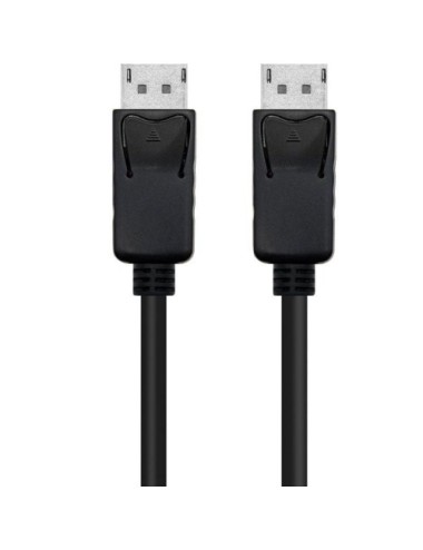 Cable DisplayPort 1.4 8K Nanocable 10.15.2803/ DisplayPort Macho - DisplayPort Macho/ 3m/ Certificado/ Negro