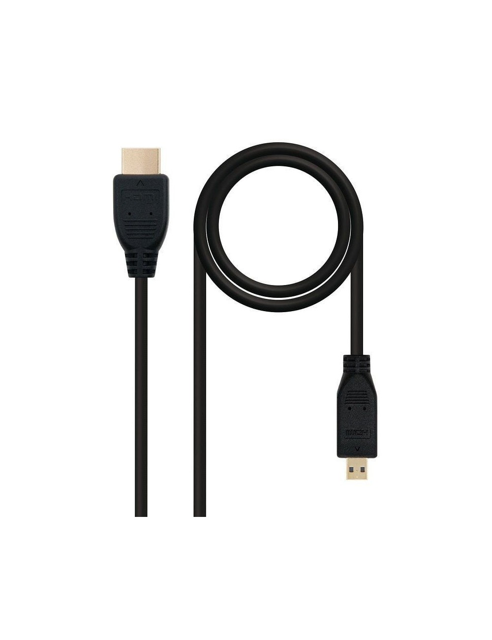 Cable Micro HDMI Nanocable 10.15.3502/ HDMI Macho - Micro HDMI Macho/ 1.8m/ Negro