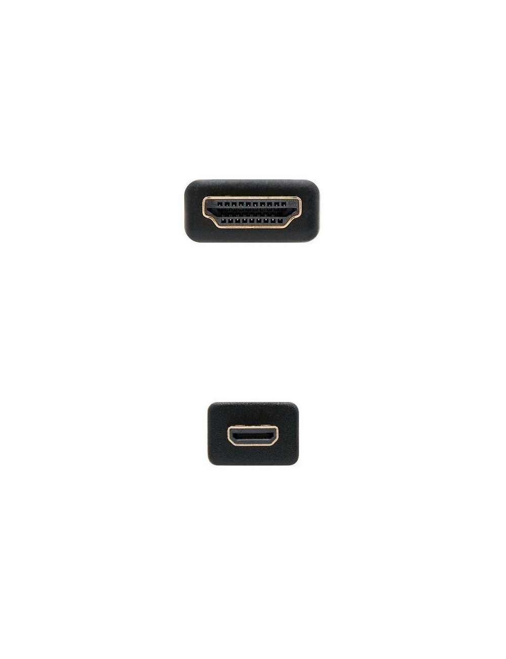 Cable Micro HDMI Nanocable 10.15.3502/ HDMI Macho - Micro HDMI Macho/ 1.8m/ Negro