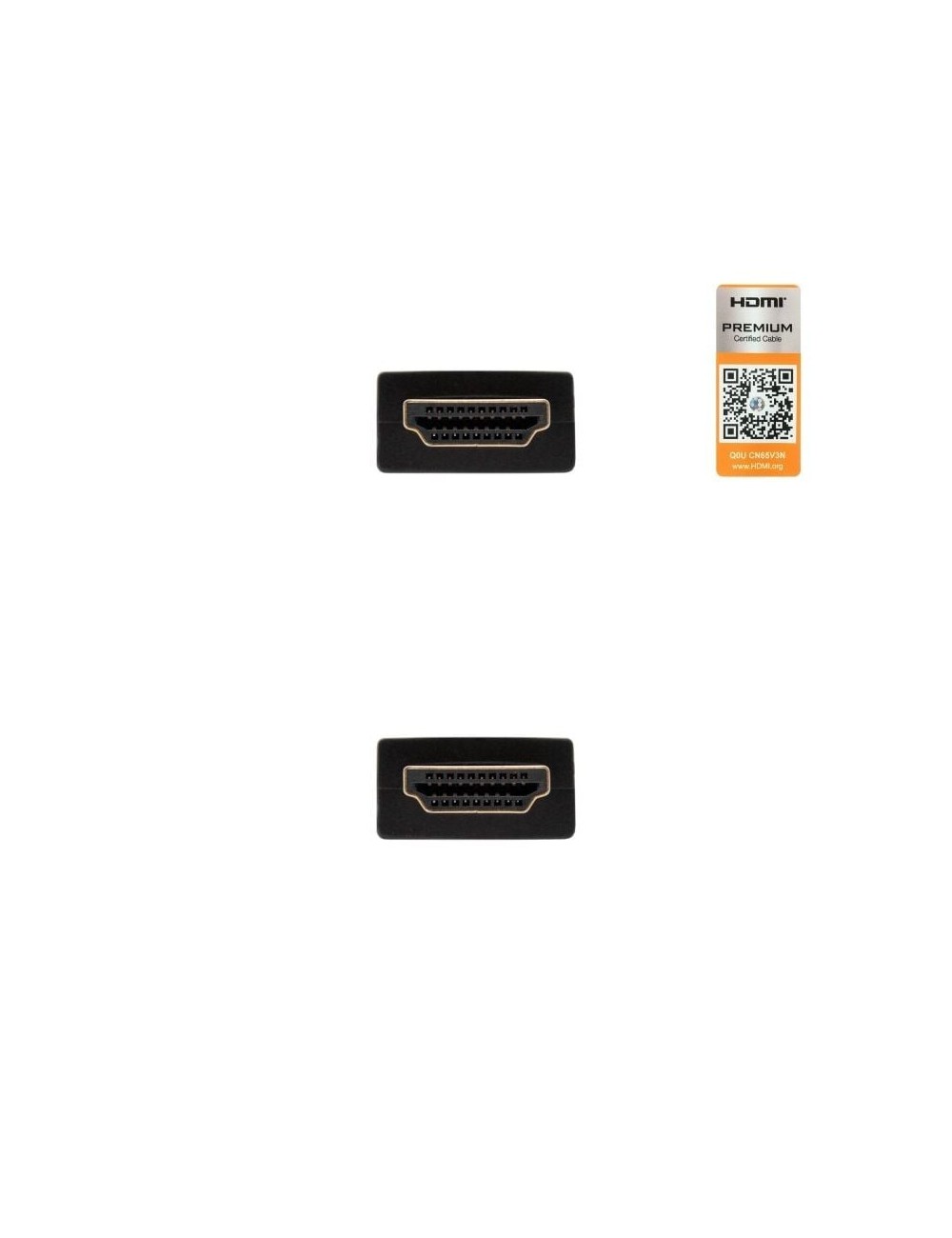 Cable HDMI 2.0 4K Nanocable 10.15.3602/ HDMI Macho - HDMI Macho/ 2m/ Certificado/ Negro