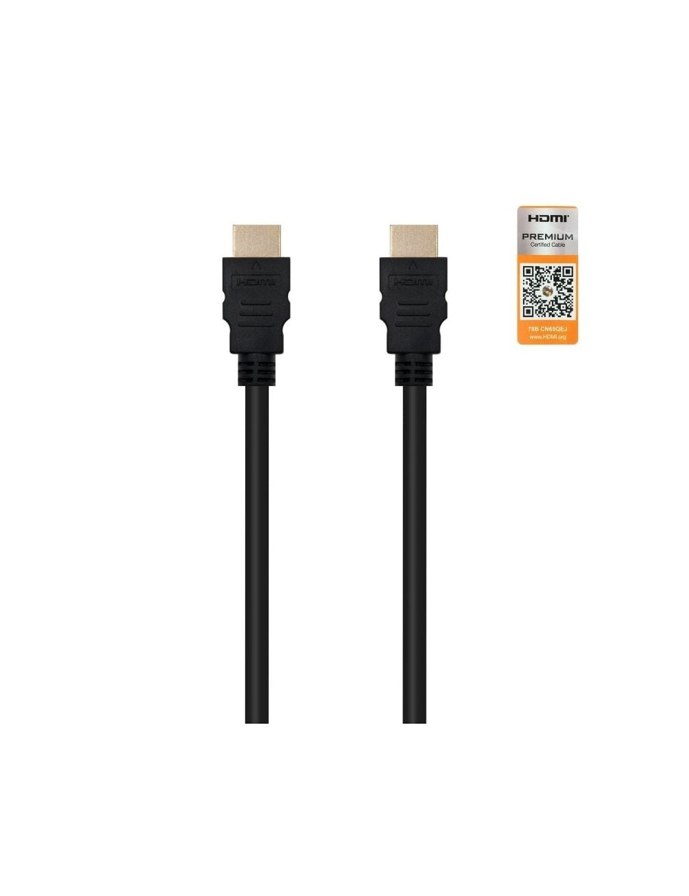 Cable HDMI 2.0 4K Nanocable 10.15.3603/ HDMI Macho - HDMI Macho/ 3m/ Certificado/ Negro