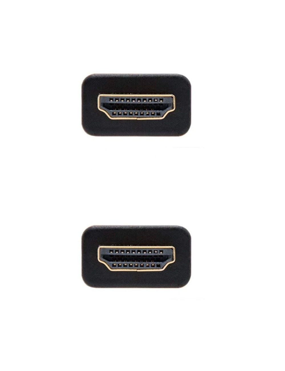 Cable HDMI 2.0 4K Nanocable 10.15.1602/ HDMI Macho - HDMI Macho/ 1.5m/ Negro/ Naranja