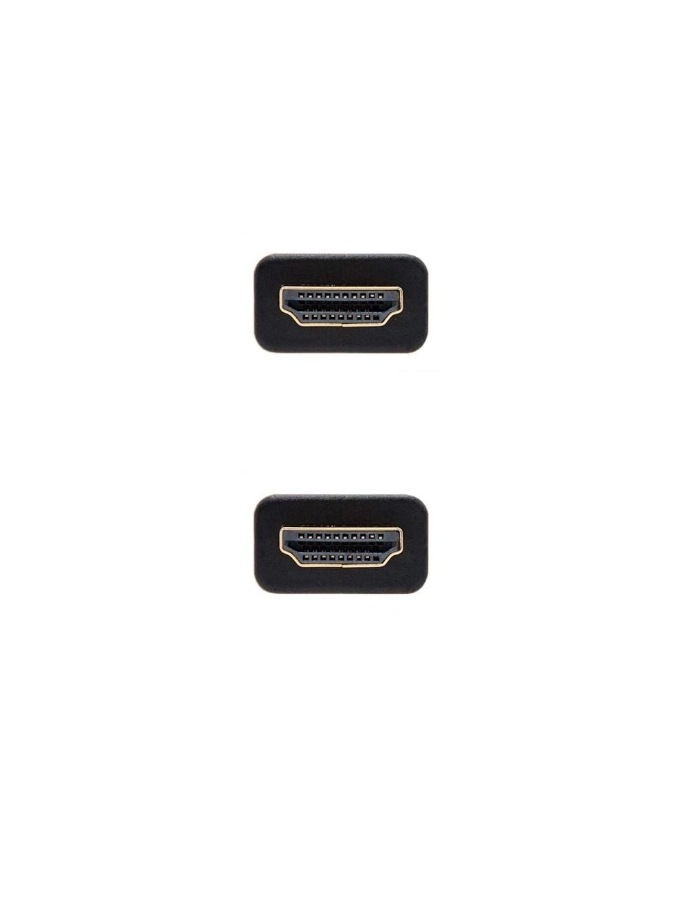 Cable HDMI 2.0 4K Nanocable 10.15.3703/ HDMI Macho - HDMI Macho/ 3m/ Negro