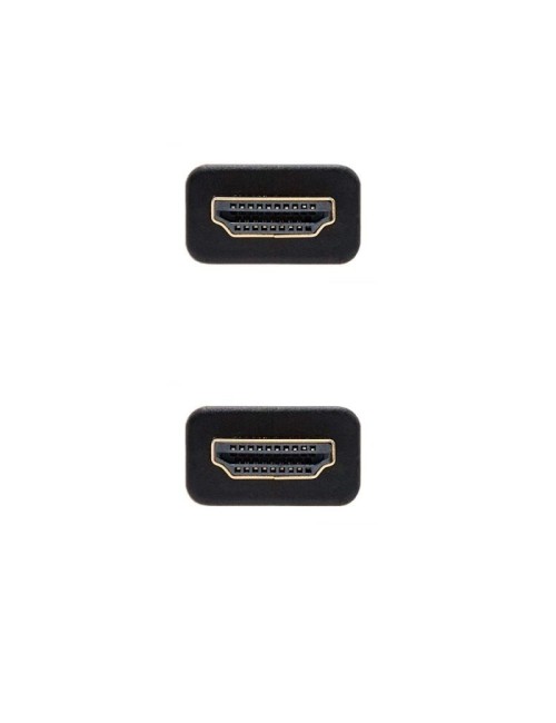 Cable HDMI 2.0 4K Nanocable 10.15.3710/ HDMI Macho - HDMI Macho/ 10m/ Negro/ Azul