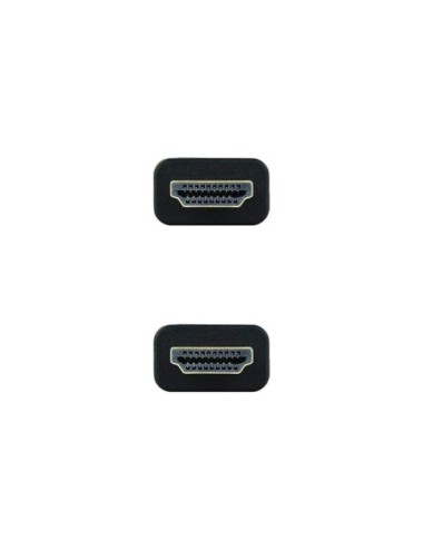 Cable HDMI 2.0 4K Nanocable 10.15.3715/ HDMI Macho - HDMI Macho/ 15m/ Negro