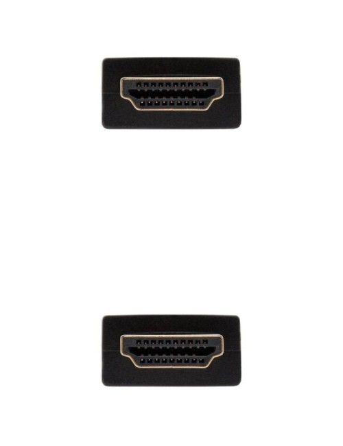 Cable HDMI 2.0 4K Nanocable 10.15.3803/ HDMI Macho - HDMI Macho/ 3m/ Negro