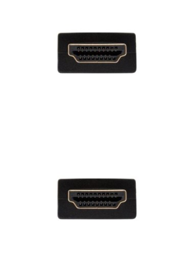 Cable HDMI 2.0 4K Nanocable 10.15.3807/ HDMI Macho - HDMI Macho/ 7m/ Negro
