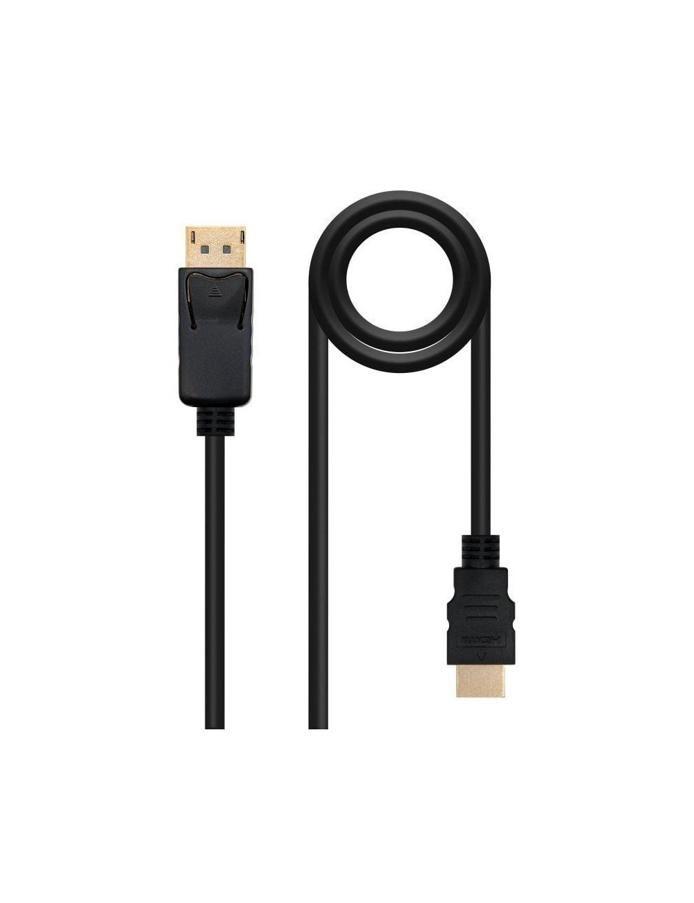 Cable Conversor Nanocable 10.15.4301-L150/ Displayport Macho - HDMI Macho/ 1.5m/ Negro