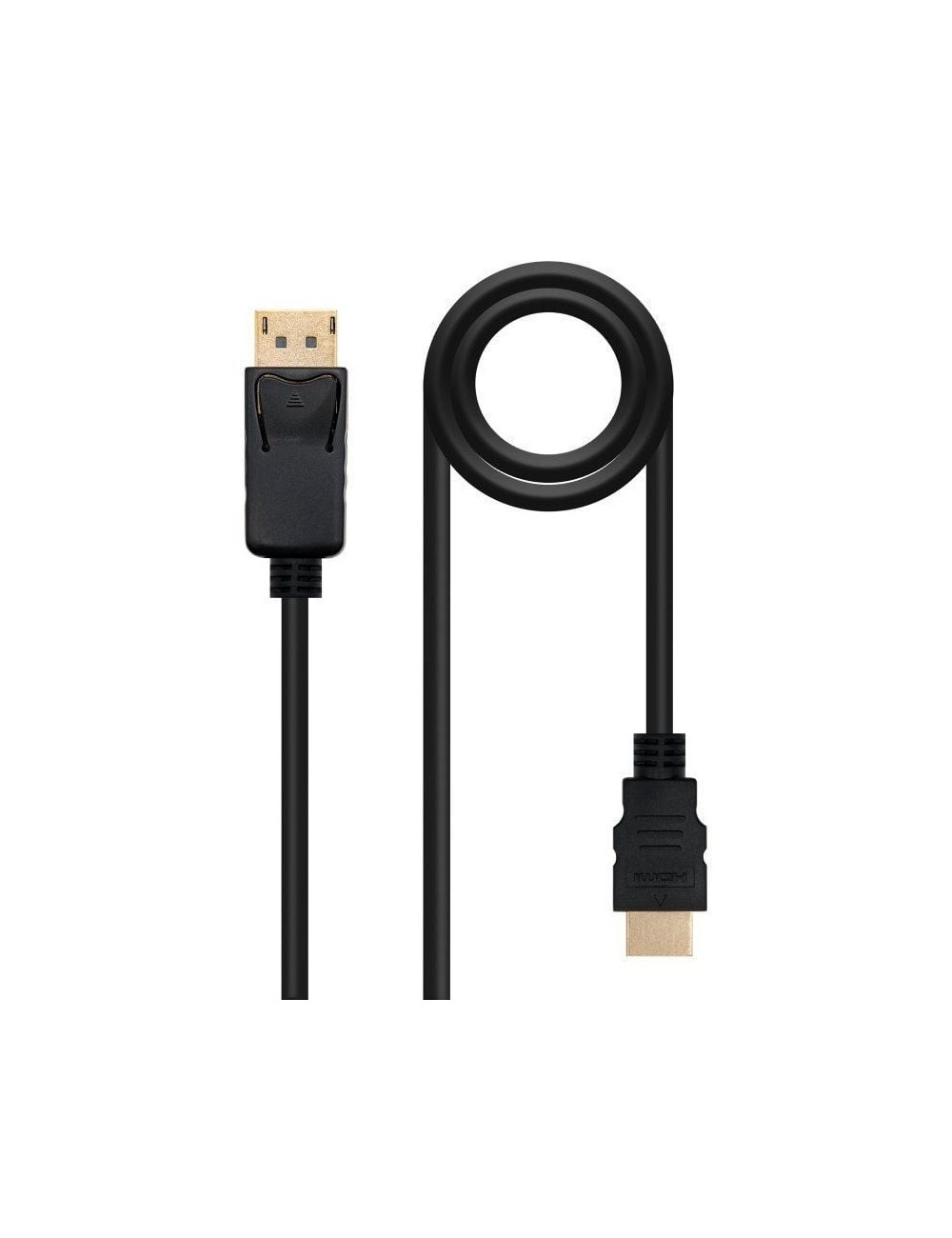 Cable Conversor Nanocable 10.15.4310/ Displayport Macho - HDMI Macho/ 10m/ Negro