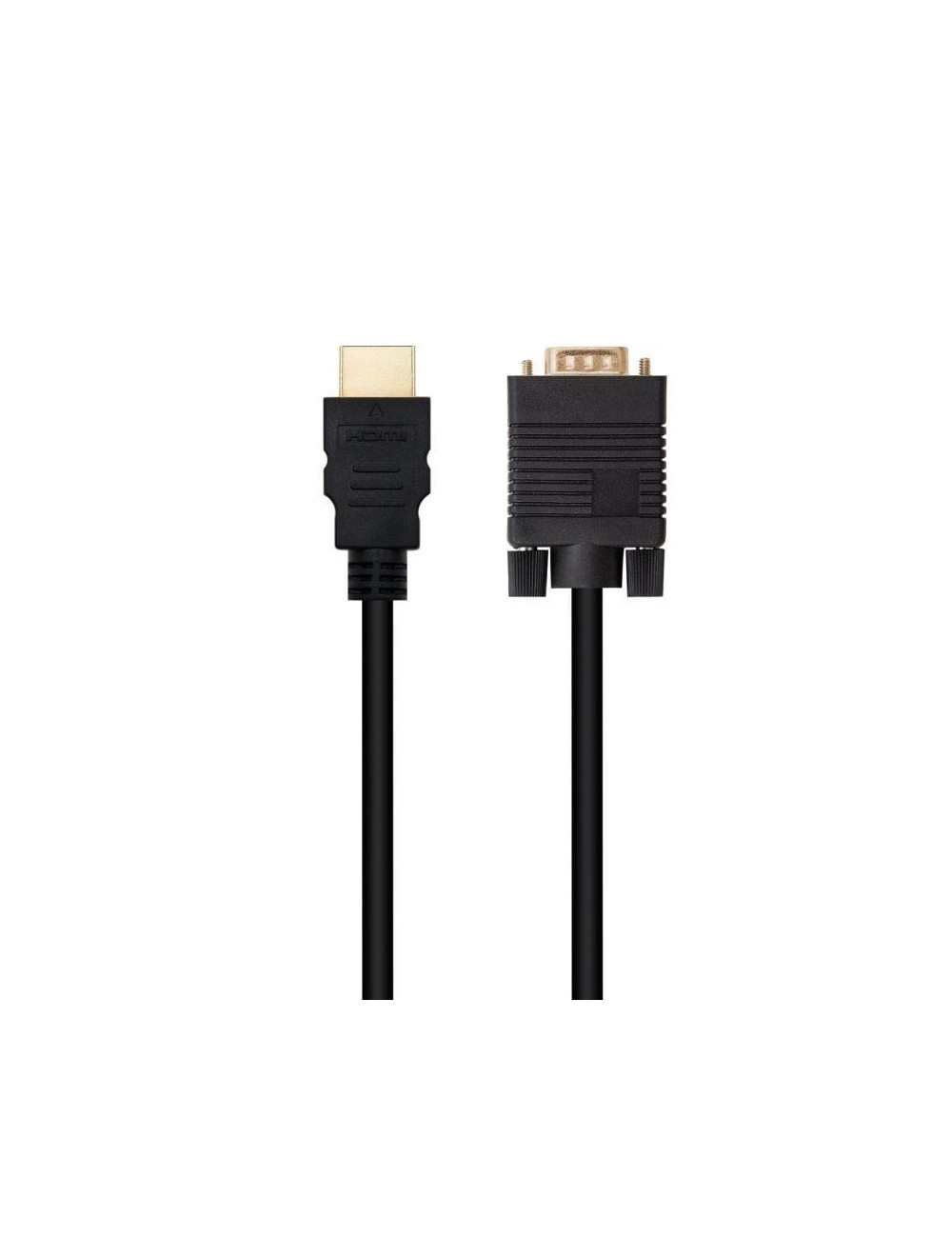 Cable Conversor Nanocable 10.15.4348/ HDMI Macho - VGA Macho/ 1.8m/ Negro