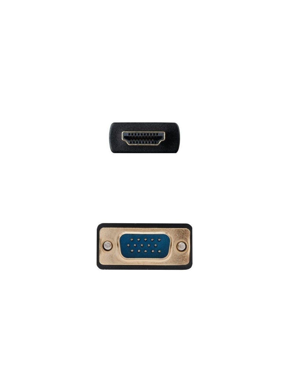 Cable Conversor Nanocable 10.15.4348/ HDMI Macho - VGA Macho/ 1.8m/ Negro