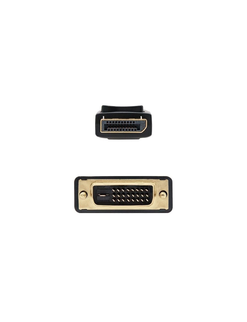 Cable Conversor Nanocable 10.15.4502/ DisplayPort Macho - DVI Macho/ 2m/ Negro