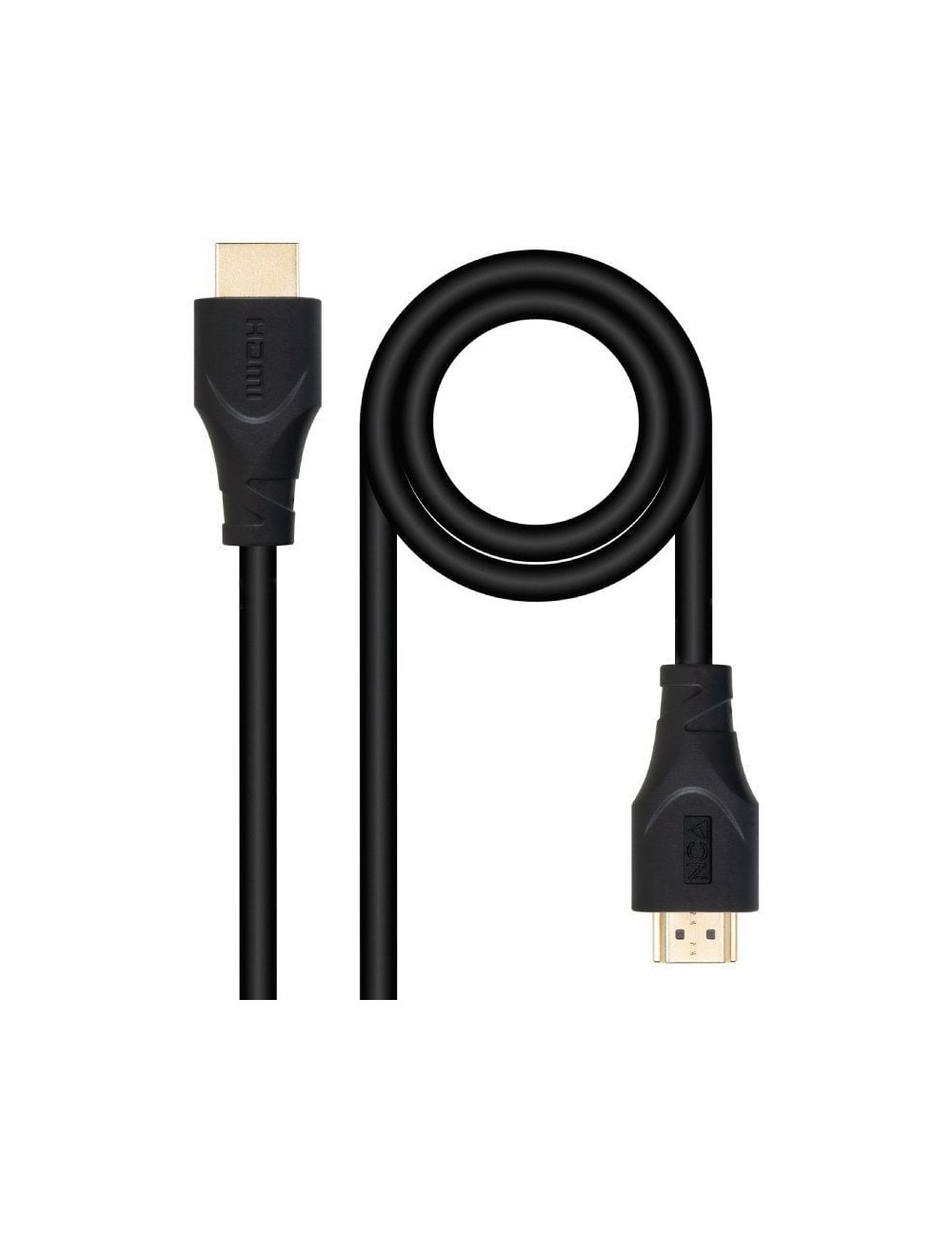 Cable HDMI 1.4 Nanocable 10.15.4701/ HDMI Macho - HDMI Macho/ 1m/ Negro