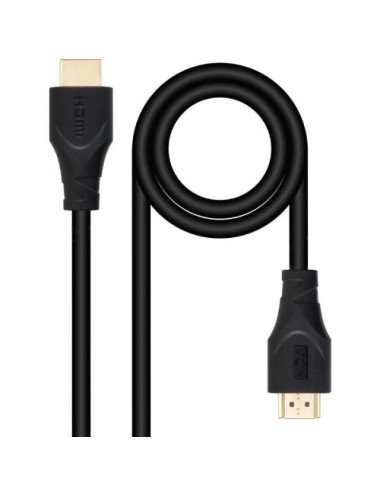 Cable HDMI 1.4 Nanocable 10.15.4705/ HDMI Macho - HDMI Macho/ 5m/ Negro