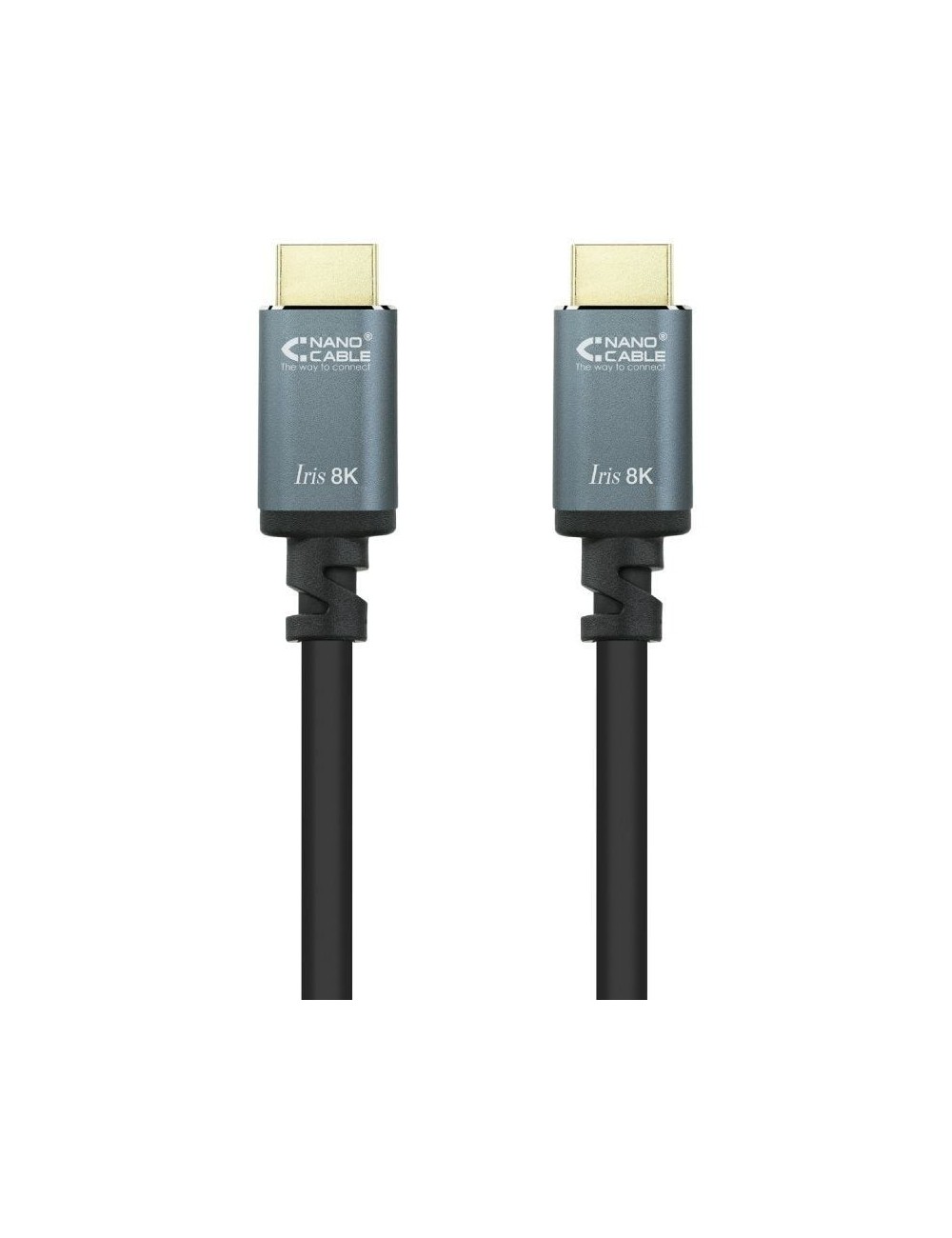 Cable HDMI 2.1 IRIS 8K Nanocable 10.15.8005/ HDMI Macho - HDMI Macho/ 5m/ Negro