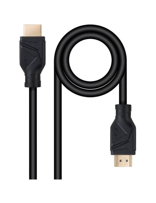 Cable HDMI 2.1 8K Nanocable 10.15.8302/ HDMI Macho - HDMI Macho/ 2m/ Negro