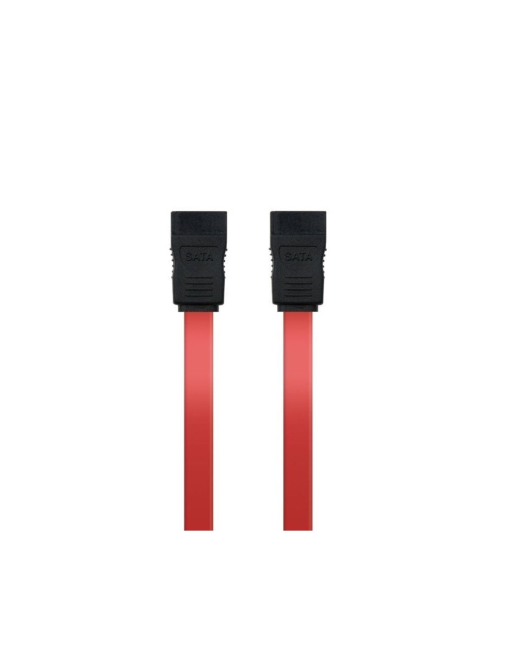 Cable SATA Nanocable 10.18.0101-OEM/ SATA Hembra - SATA Hembra/ 50cm/ Rojo